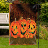 Lofaris Waterproof Grass Pumpkins Yard Flag For Halloween Decor